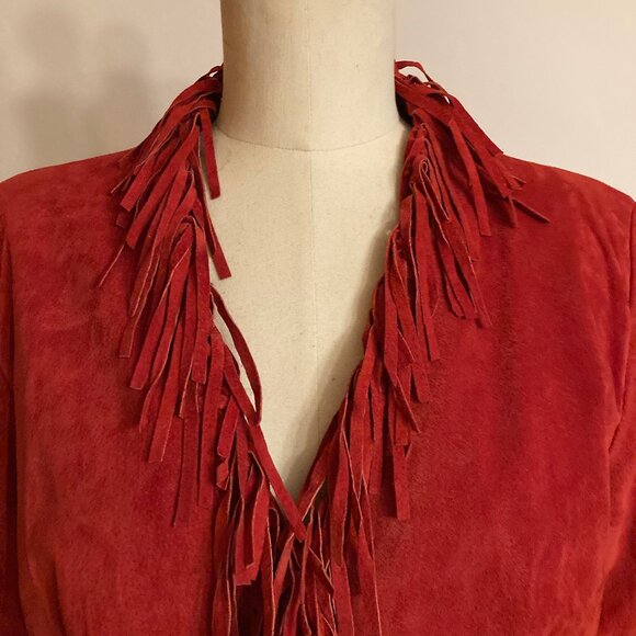 Dialogue Fringe Leather Jacket - Picture 12 of 14